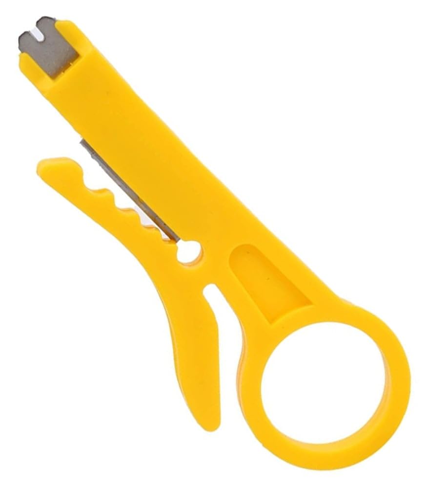 Intellinet 504539 Plastic Punch Down Tool - Ethernet Cable Termination Tool for Network Cabling, Cat5 Cat6 Keystone Jack Installation - Ideal for IT Professionals & Home Networking Setup