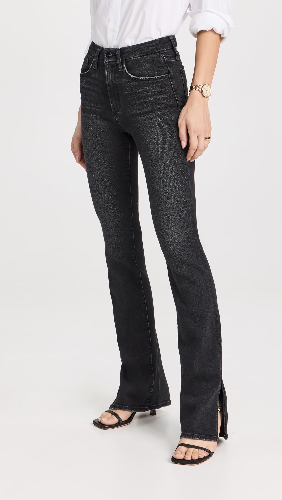 Joe's Jeans Women's Hi Honey Bootcut Jeans with Slit - Stretch Denim Pants for Casual Wear & Night Out