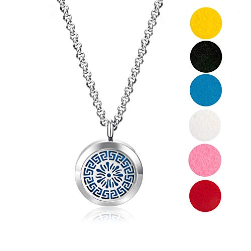 Silver Greek Key