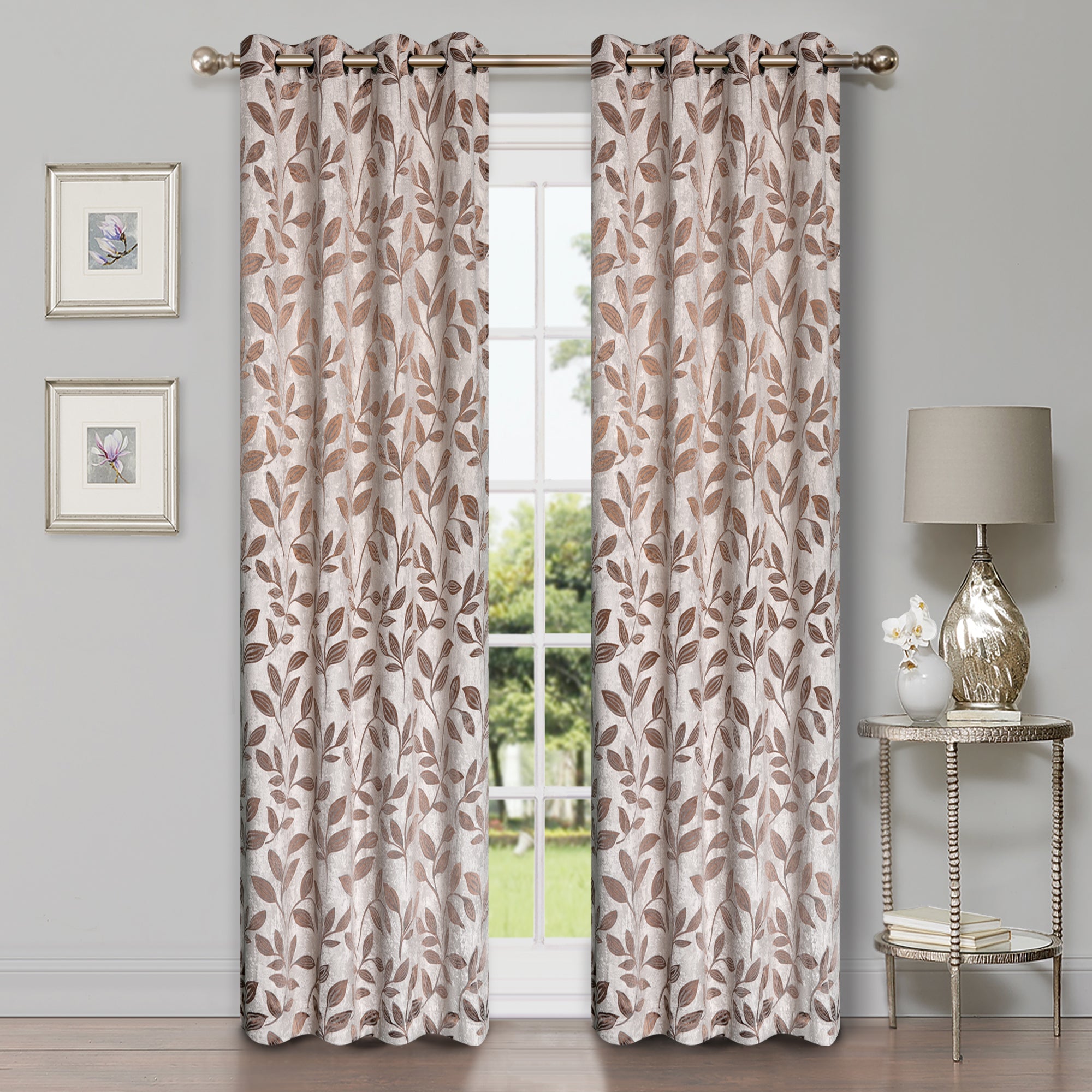 Machine Washable Blackout Curtains for Bedroom - Set of 2 Panels, Thermal Insulated Room Darkening Window Drapes for Better Sleep & Energy Saving - Perfect for Nursery, Home Theater & Shift Workers