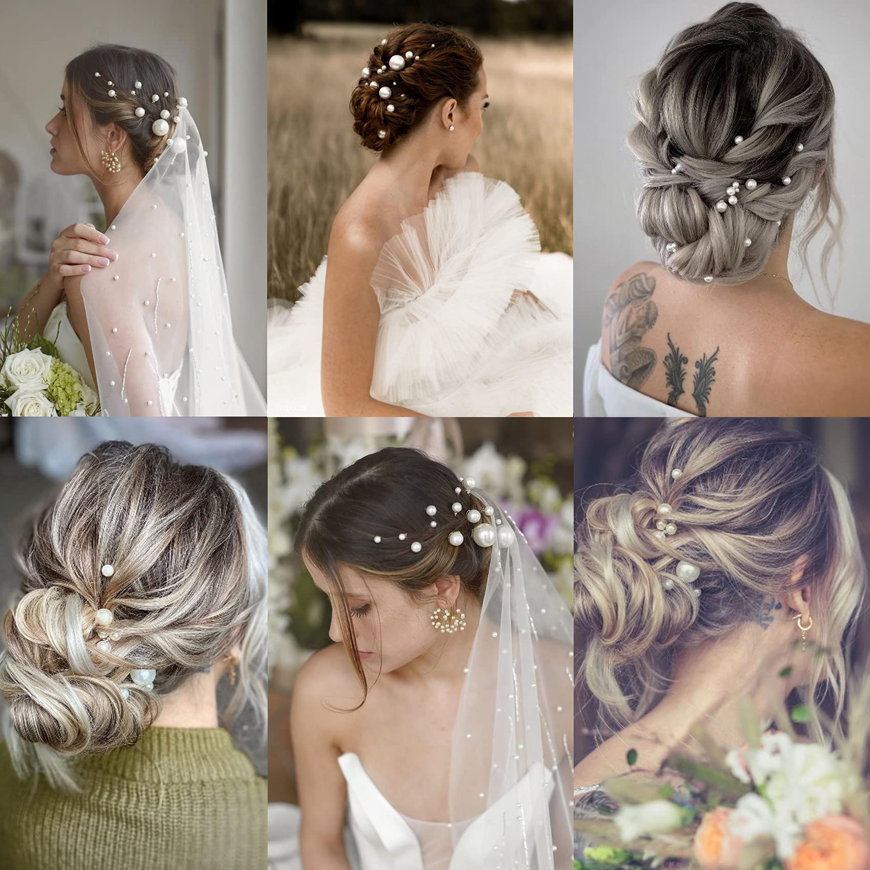 30Pcs Elegant Pearl Rhinestone Hair Pins for Brides & Bridesmaids - Gold Wedding Hair Accessories for Updos, Bun & Special Occasions