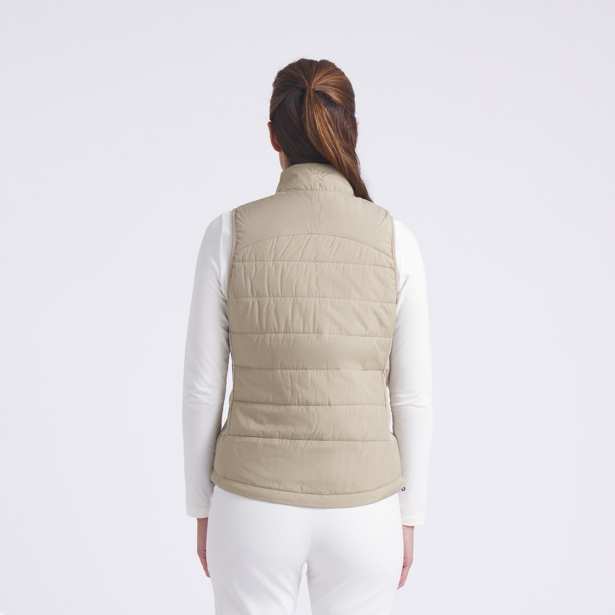 Women's Kyley Quilted Golf Vest - Lightweight Puffer Jacket for Golfing, Hiking & Outdoor Activities | Water-Resistant Winter Warm Coat