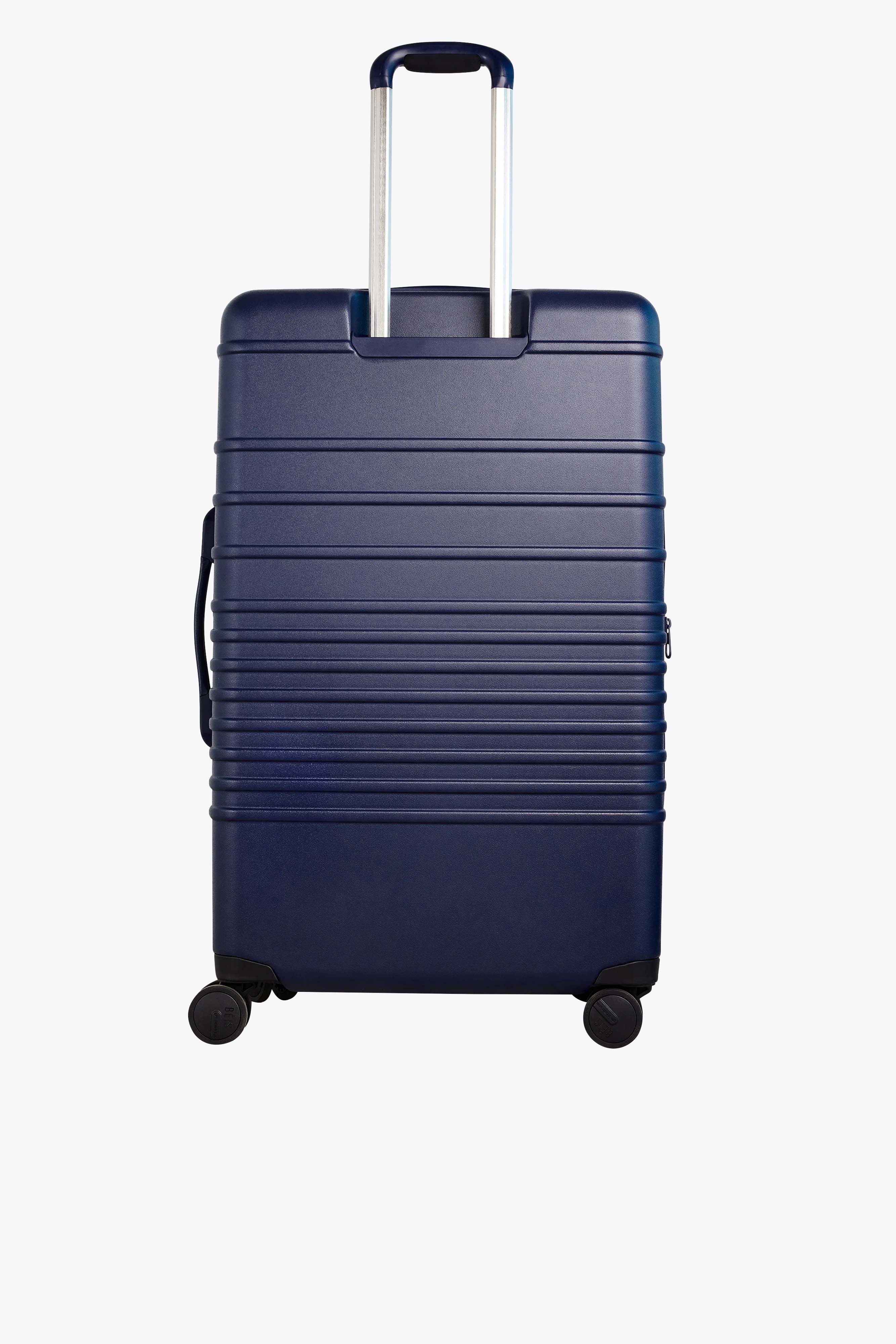 Navy Blue Large Check-In Luggage Roller Suitcase - Perfect for Air Travel, Business Trips & Vacation Packing