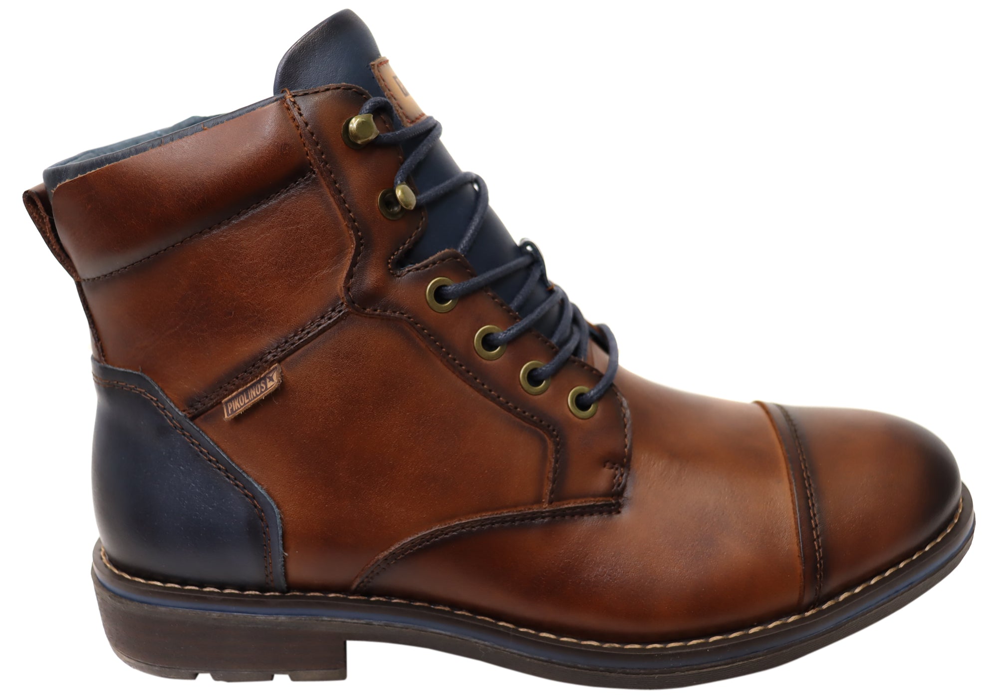 Pikolinos Men's York M2M 8170 Comfortable Leather Lace-Up Boots - Stylish & Durable Casual & Work Boots for Outdoor Activities & Daily Wear