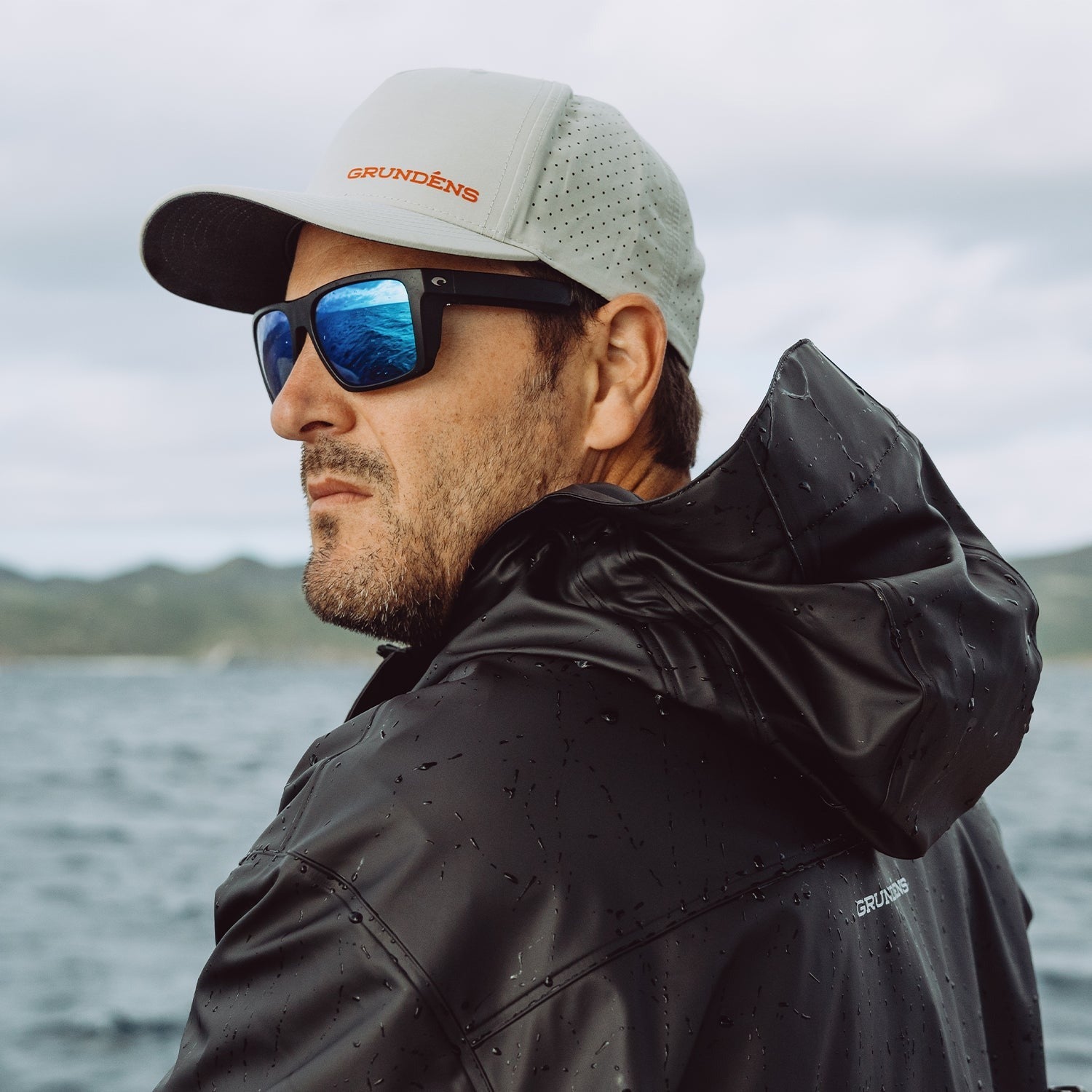 Grundens ICONic Vented Fishing Hat - Breathable Sun Protection for Boating, Hiking & Outdoor Activities