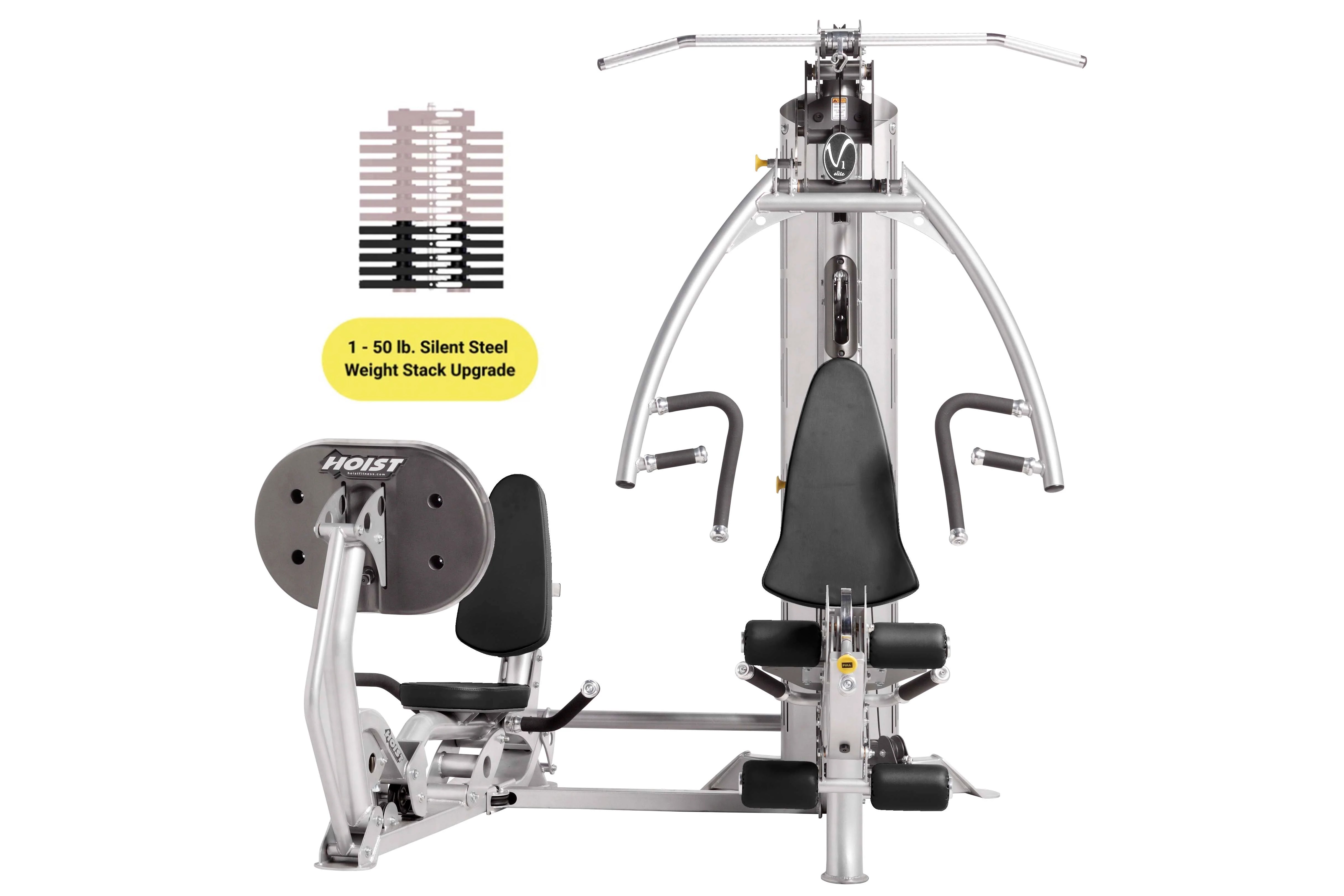 Hoist V1 Elite Home Gym System - Full Body Workout Equipment for Strength Training & Fitness - Perfect for Home Gym, Garage, or Small Spaces