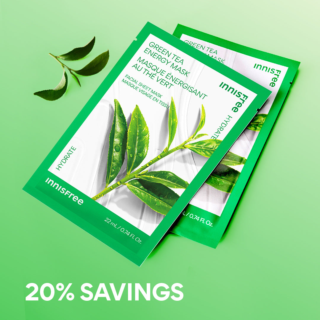 Hydrating Soothing Sheet Mask 6 Pack - Korean Skincare for Dry & Sensitive Skin - Perfect for Daily Use & Spa Nights