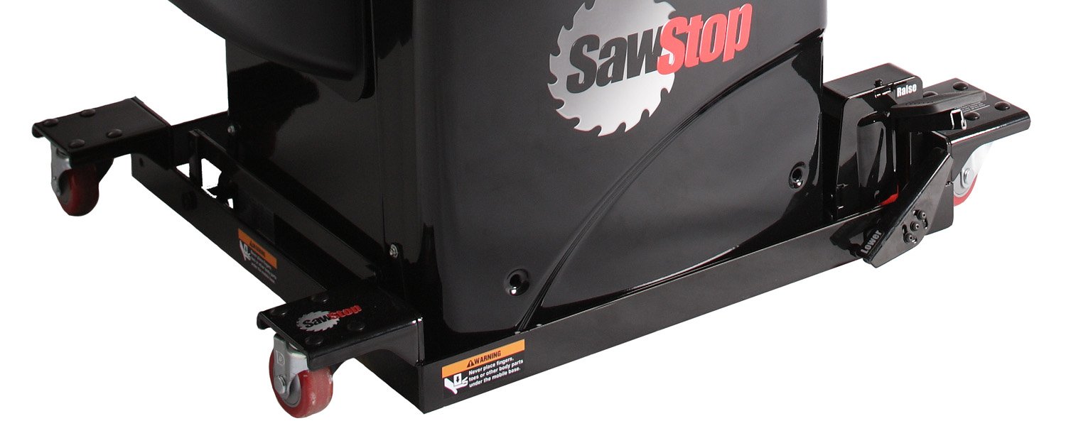 SawStop MB-PCS-IND Industrial Saw Mobile Base Assembly with PCS Conversion Kit - Heavy-Duty Workstation Mobility for Professional Woodworking Shops & Job Sites
