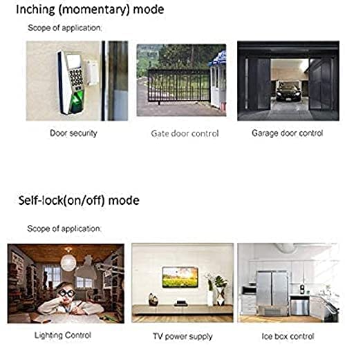 Smart Home Dry Contact Zigbee Relay Switch - 1CH 220V Remote Control Switch for Lights & Garage Doors, Works with Alexa & Google Home (Zigbee Hub Required) | Perfect for Home Automation & Smart Lighting Control