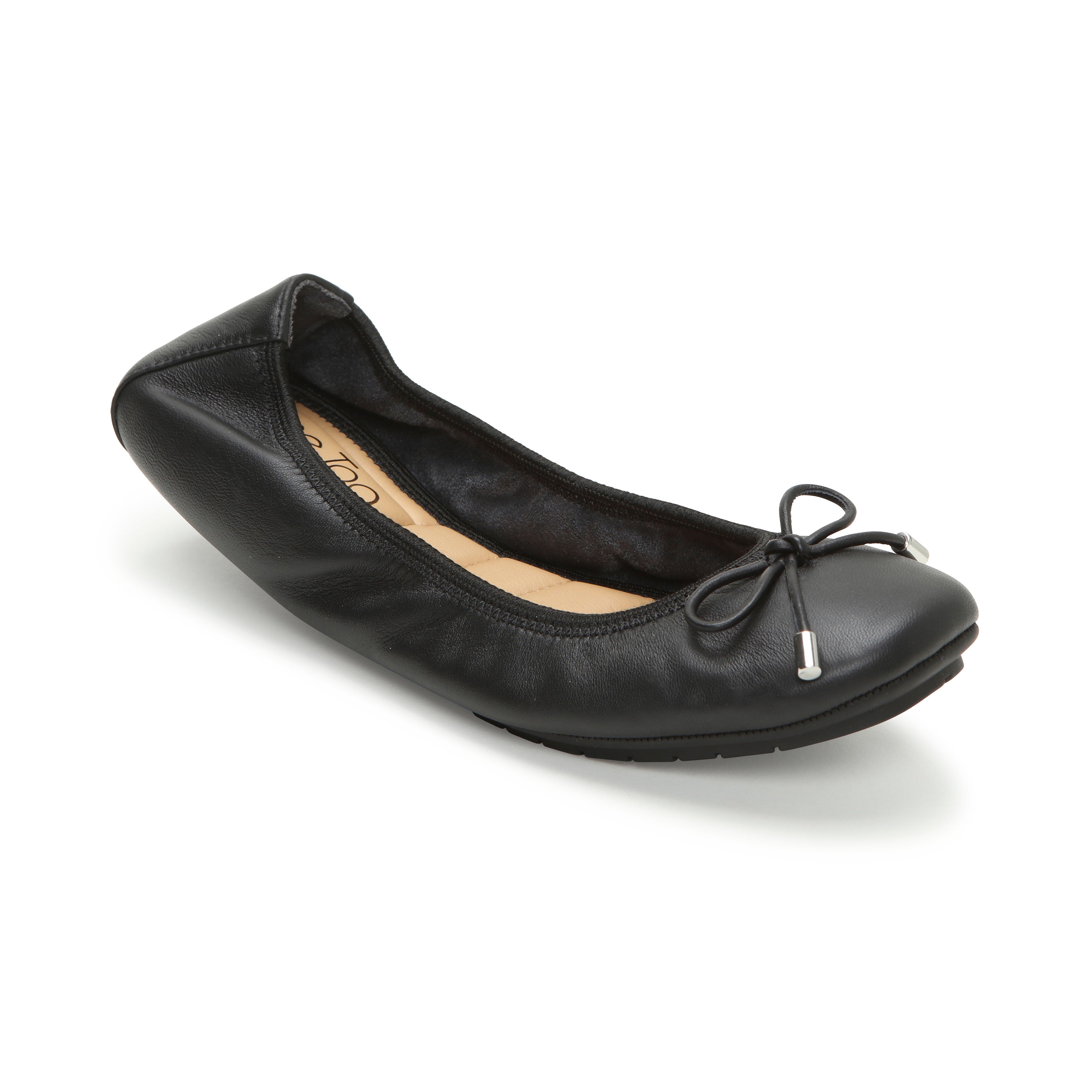 Halle Leather Ballet Flat Shoes for Women - Comfortable & Stylish Loafers for Work, Travel & Casual Wear