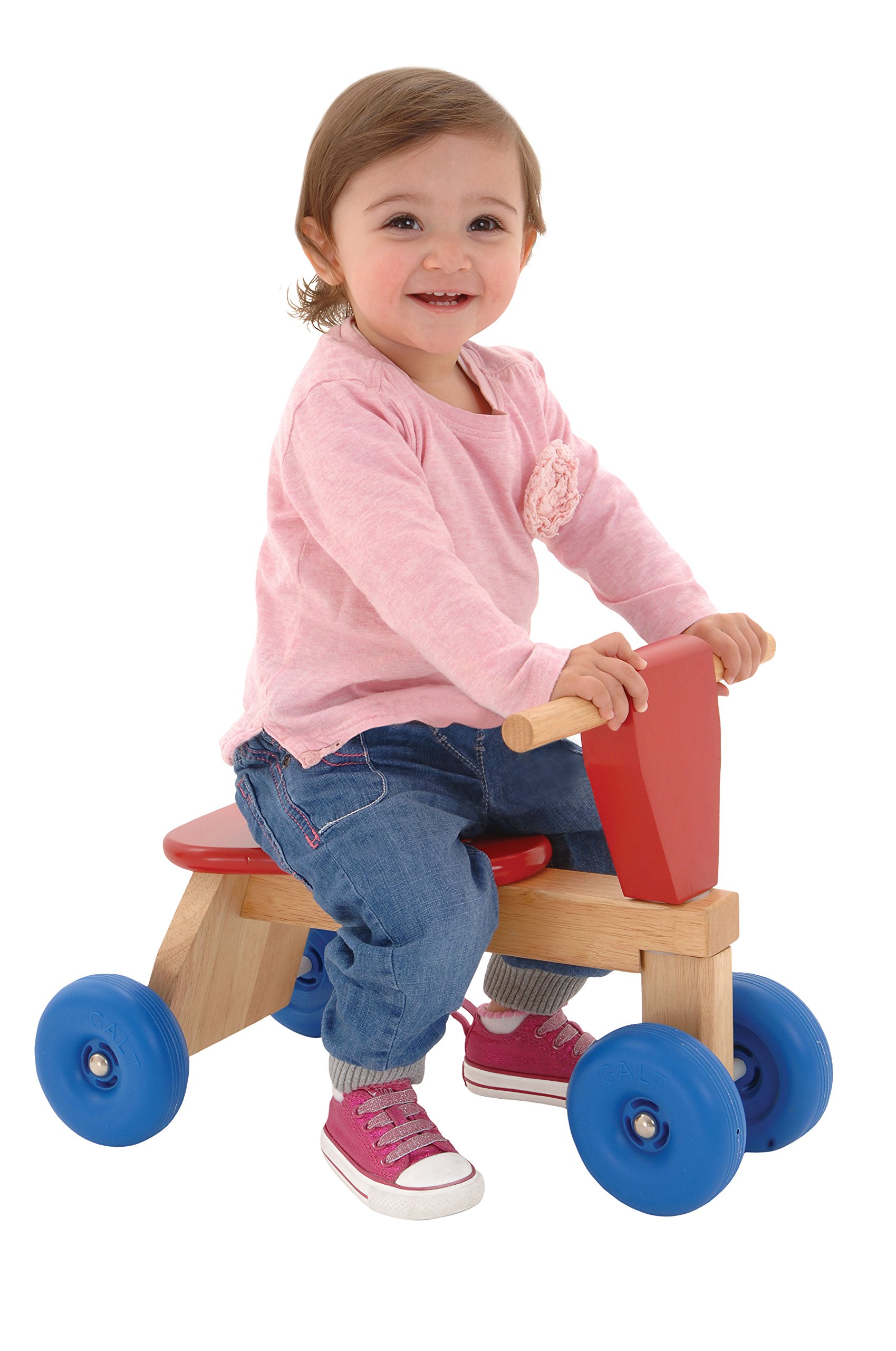 Galt Toys Tiny Trike Ride-On Toy for Toddlers - Lightweight Kids Tricycle with Adjustable Seat, Perfect for Indoor & Outdoor Play - Birthday Gift for 1-3 Year Old Boys & Girls