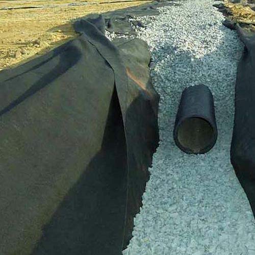 High Flow Rate Polyester Filter Fabric (12.5' X 60') - Commercial Grade Erosion Control Fabric - Perfect for Landscaping, Construction Sites & Drainage Systems