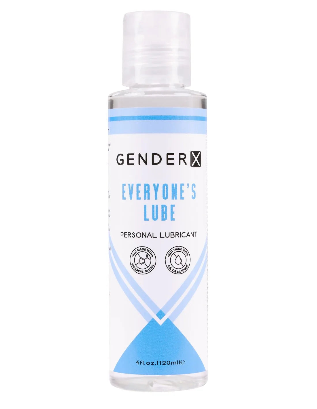 Gender X Everyone's Lube - 4 oz Water-Based Personal Lubricant for Enhanced Intimacy & Comfort | Ideal for Couples, Solo Play & Sensual Massage
