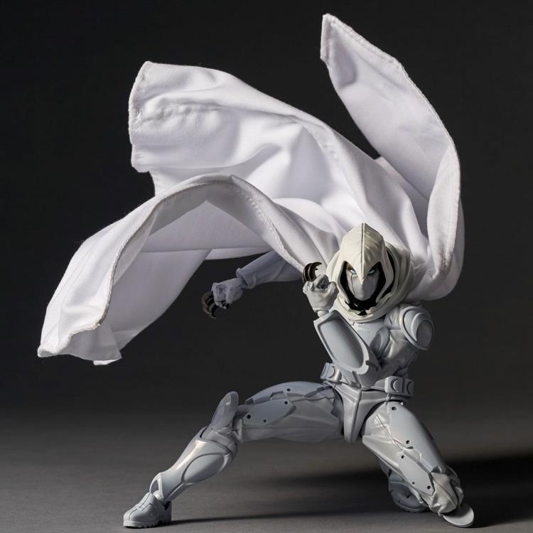 Amazing Yamaguchi Revoltech Moon Knight Action Figure NR013 - Collectible Marvel Superhero Toy for Display & Role Play