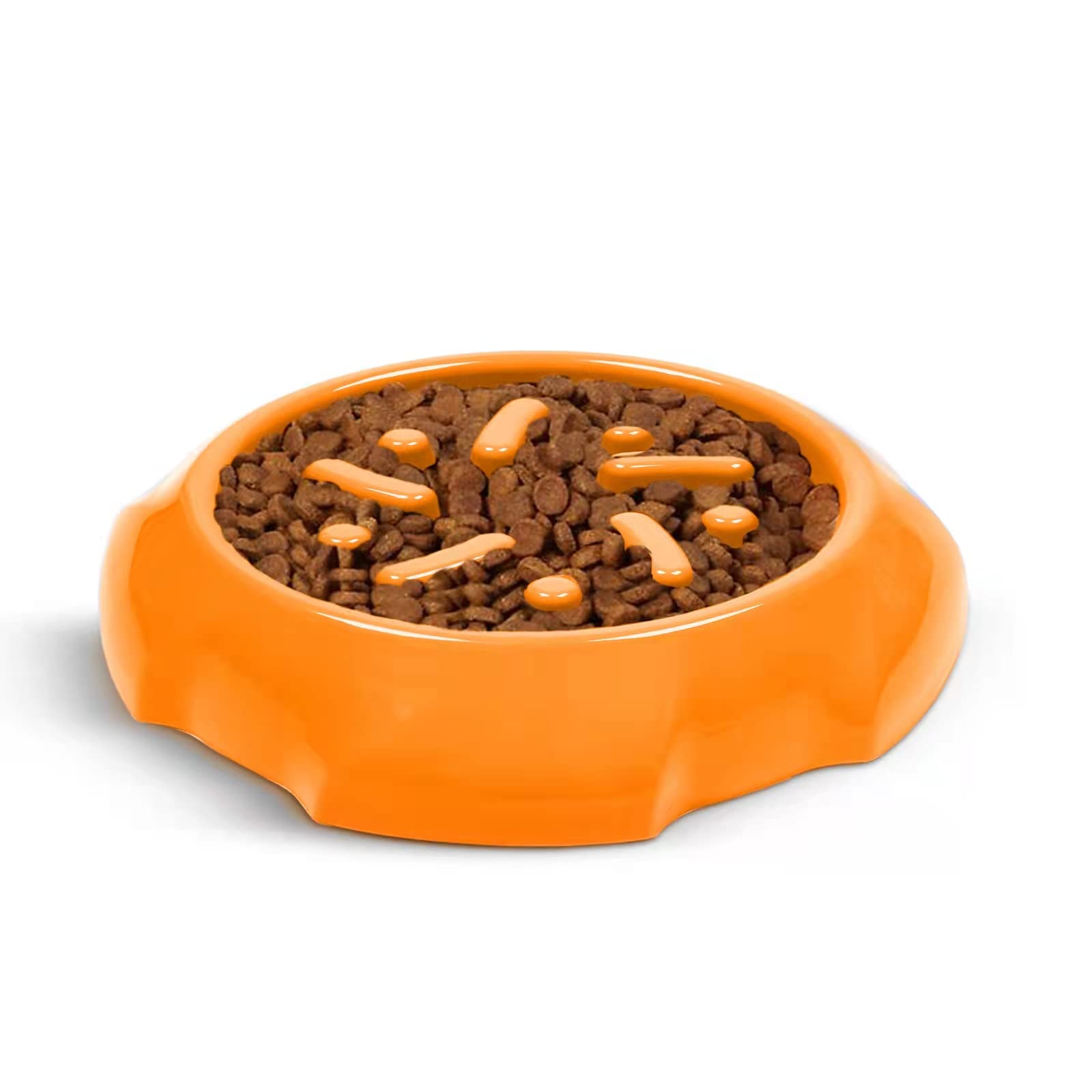 Slow Feeder Dog Bowls for Large & Medium Dogs - Puzzle Feeder Bowl to Slow Down Eating, Prevent Bloat & Aid Digestion - Fun & Healthy Mealtime Solution for Puppies & Adult Dogs - Perfect for Fast Eaters & Anxious Pets at Home or Travel