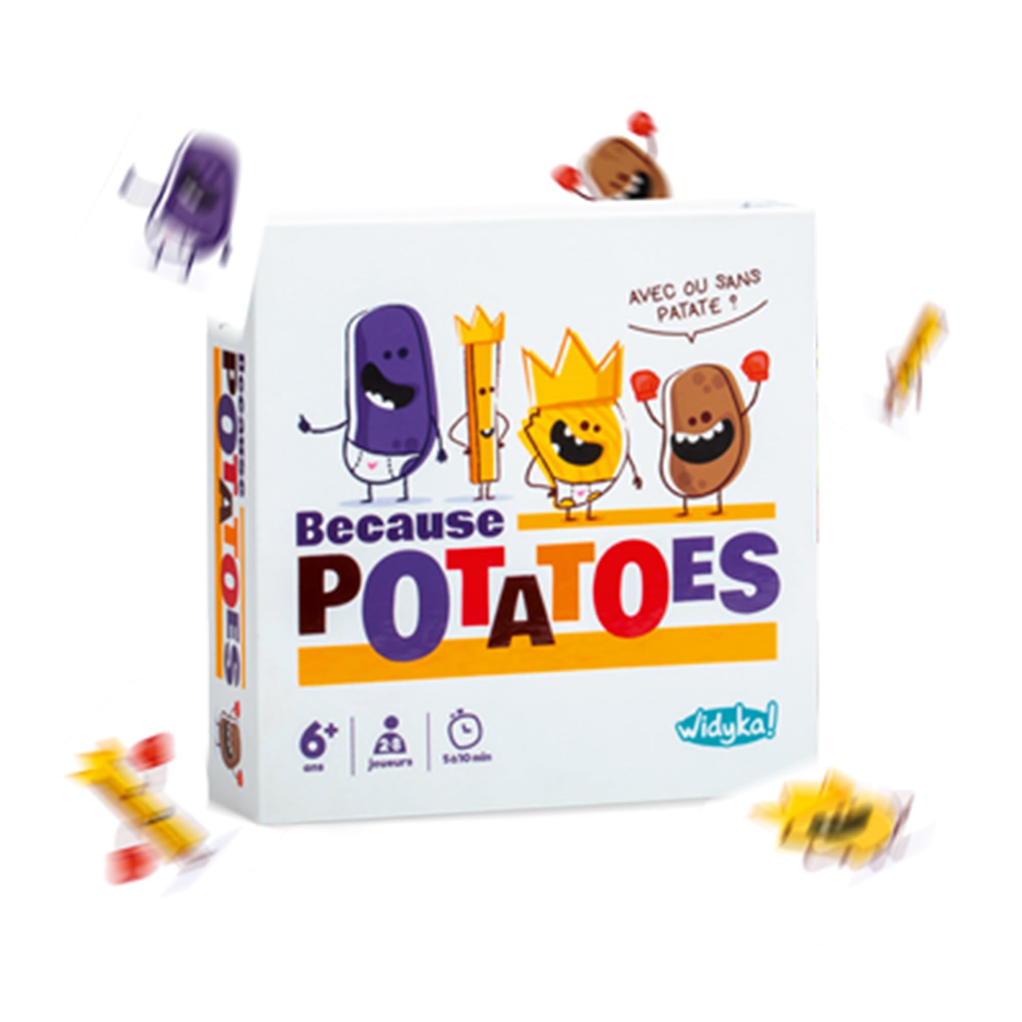Widyka! - Because Potatoes - Family Card Game for Ages 6-99 - Fun Party & Travel Board Game for Kids & Adults - Perfect for Game Nights, Camping Trips & Family Gatherings