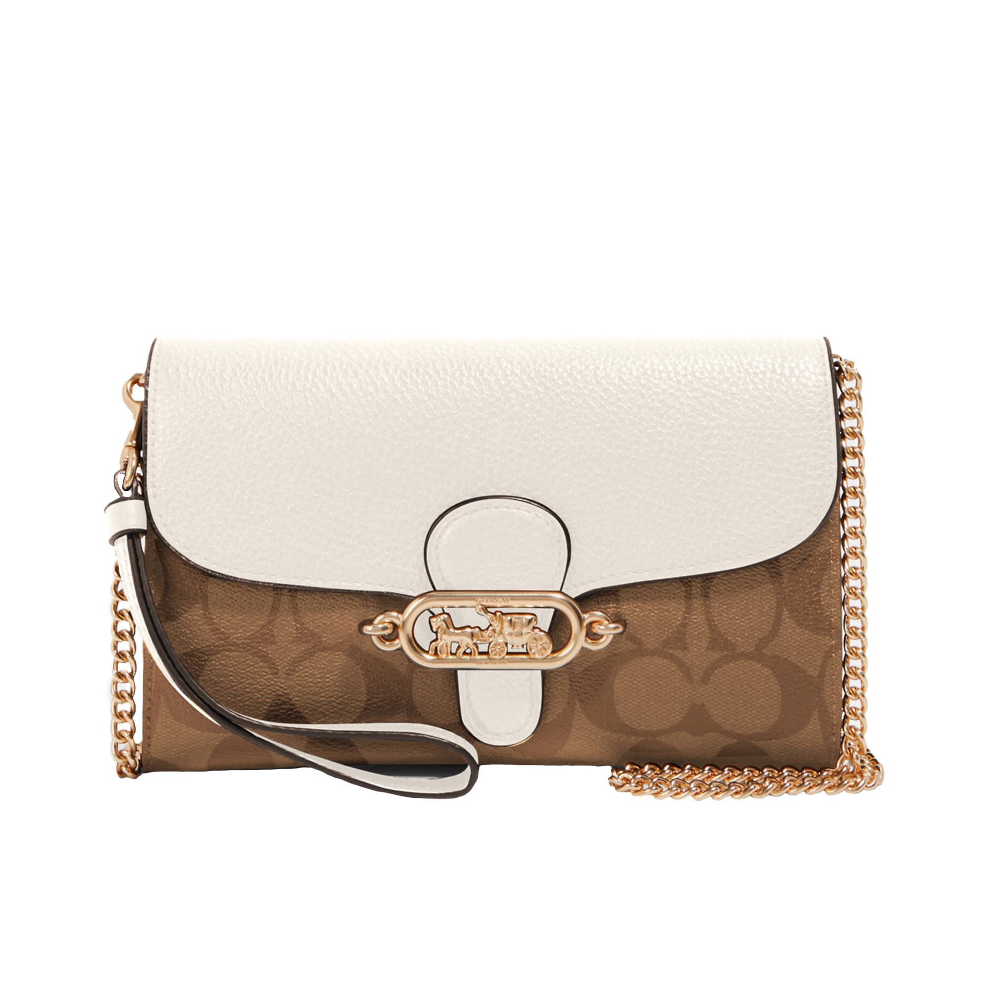 Coach Signature Elle Chain Crossbody Bag for Women - Perfect for Daily Use & Travel