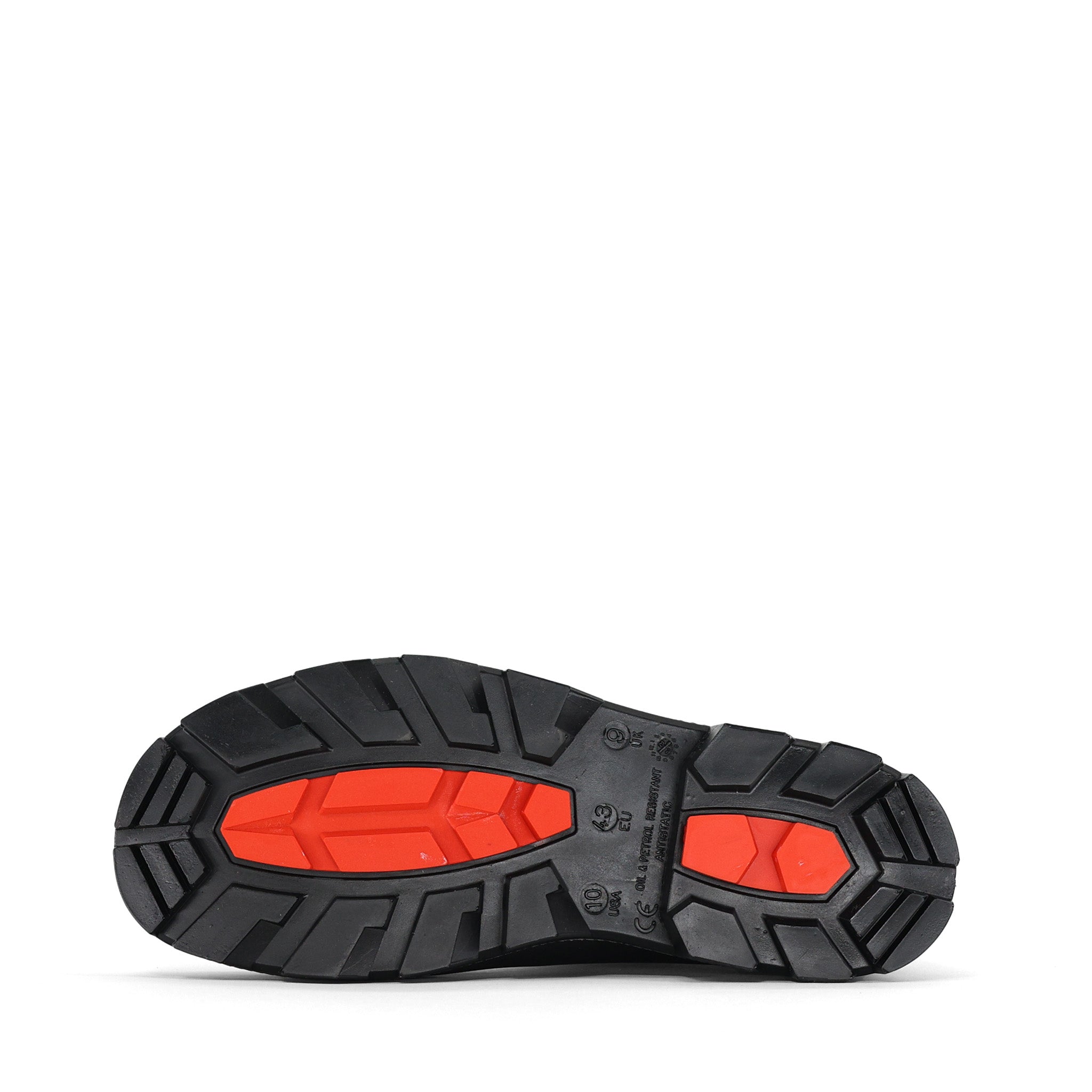 Men's Anti-Slip Tread Safety Work Boots - Steel Toe Construction Shoes for Construction, Warehouse & Outdoor Work