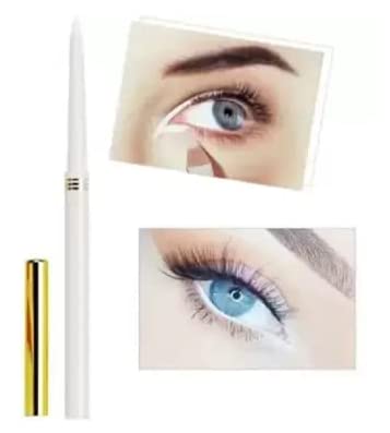 WIFFY BEST Natural Bold White Instant White Pencil Eyeliner - Waterproof, Long-Lasting & Smudge-Proof - Perfect for Dramatic Eye Looks, Costume Makeup & Everyday Wear