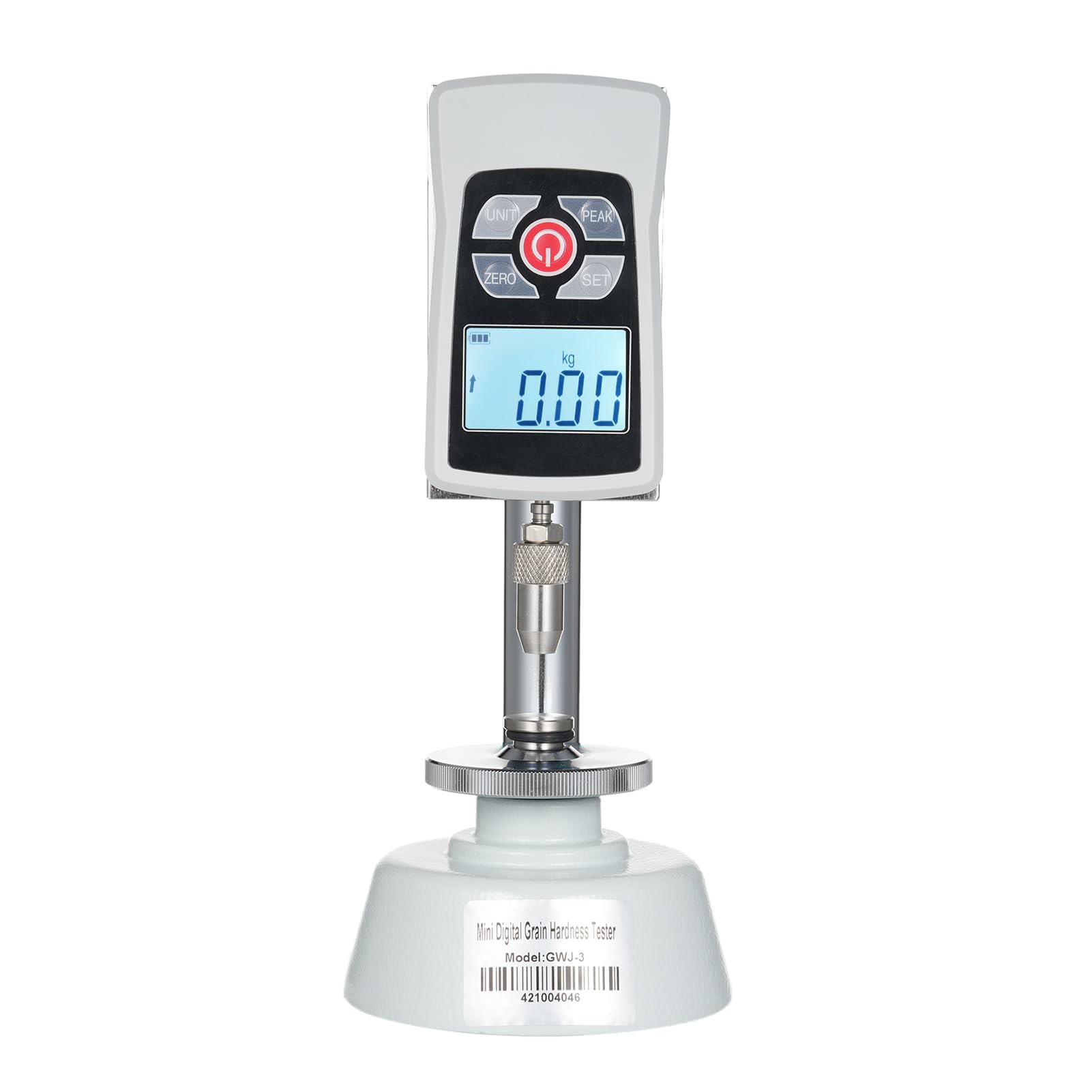 GWJ-3 Digital Grain Hardness Tester - 20KG/196N Capacity, 0.01kg/0.1N Precision for Seed, Fodder, Rice & Cereal Quality Testing | Perfect for Agriculture Labs, Food Research & Grain Quality Control