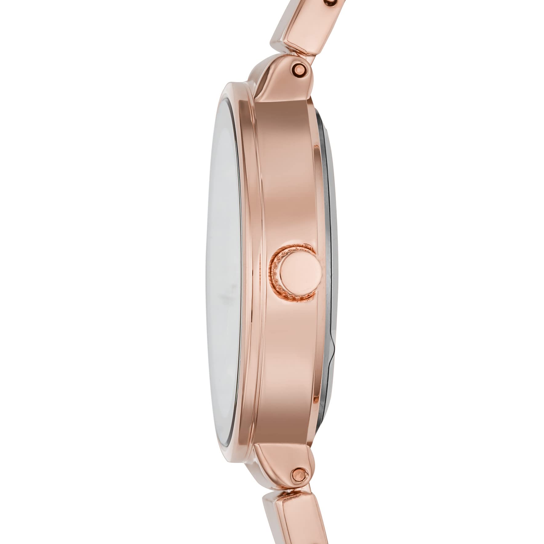 DKNY Women's Astoria Stainless Steel Quartz Watch with Silver-Tone Bracelet - Elegant Fashion Accessory for Work, Party & Everyday Wear