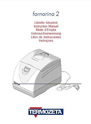 Termozeta 73980 Bread Machine Maker Instruction Manual - Plastic Comb Binding | Easy Baking Guide for Homemade Bread, Rolls & Dough | Perfect for Home Bakers & Kitchen Use