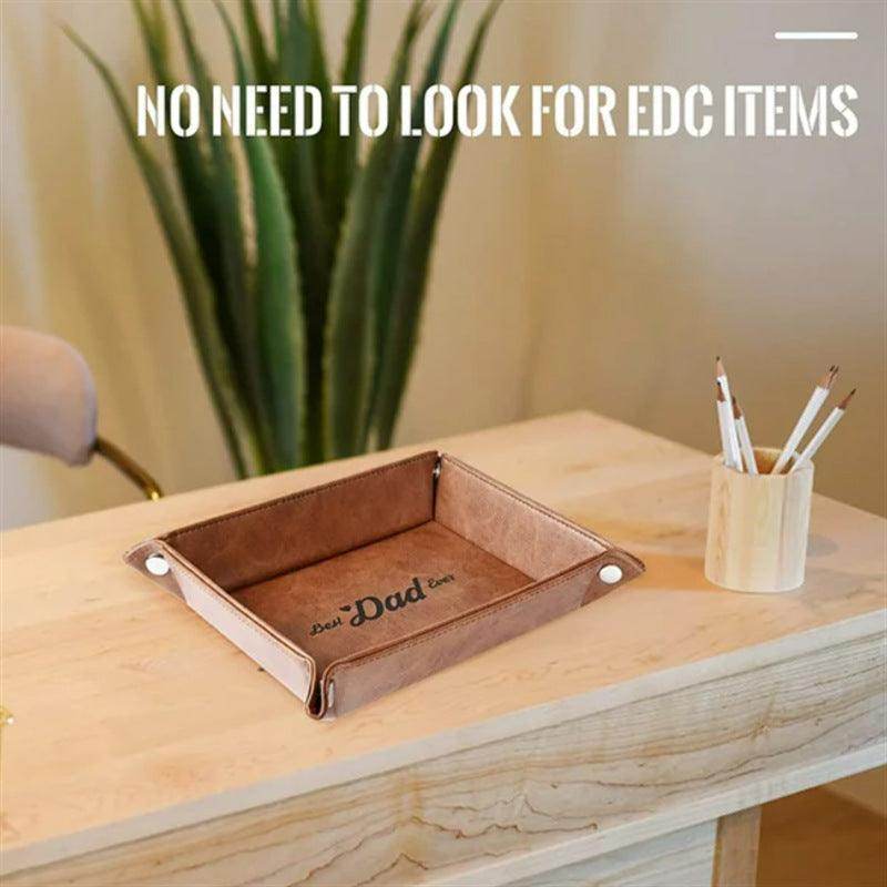 Stylish Key Tray for Home Decor - Foldable Entryway Organizer for Keys & Essentials | Perfect for Hallway, Bedroom, or Office Use