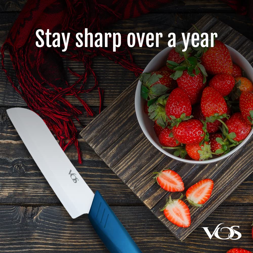Vos Premium Ceramic Knife Set - 4