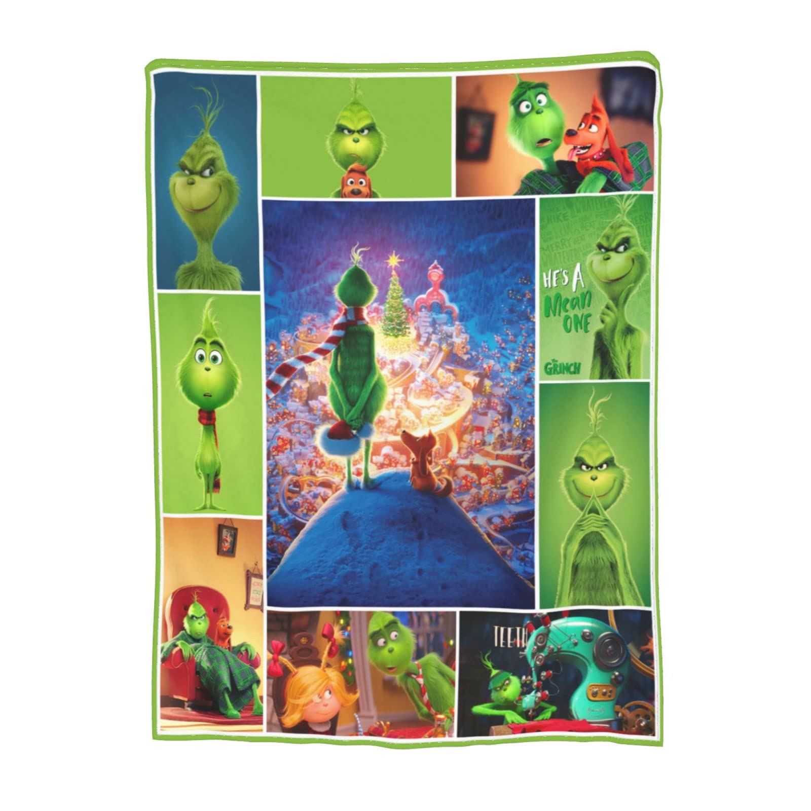 Ultra Soft Cartoon Flannel Fleece Blanket - Lightweight & Warm 50
