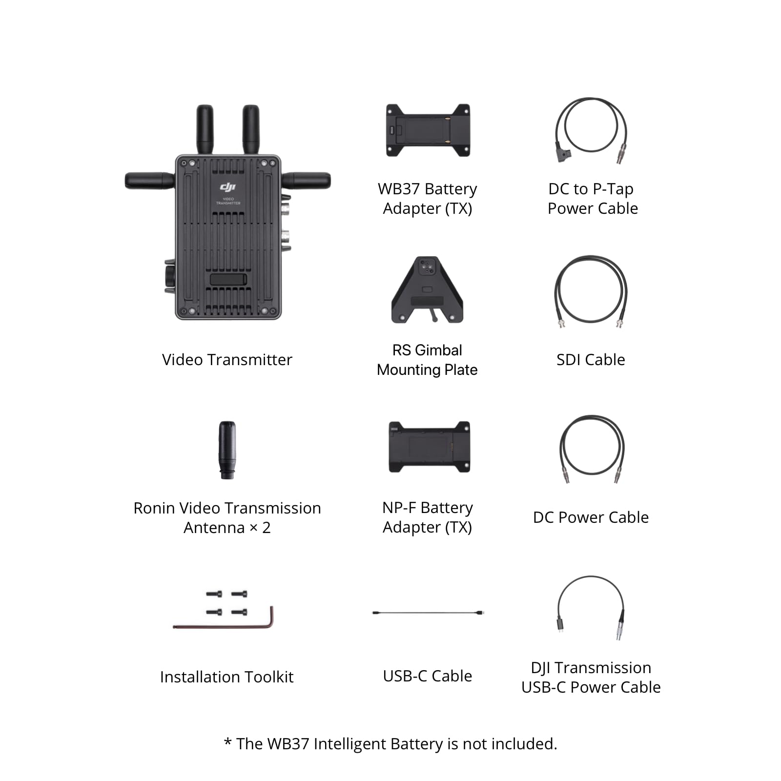 DJI Video Transmitter - 20,000ft 1080p/60fps Wireless Transmission System with Gimbal & Camera Control | Standalone Recording & Playback | Perfect for Aerial Videography & Live Streaming