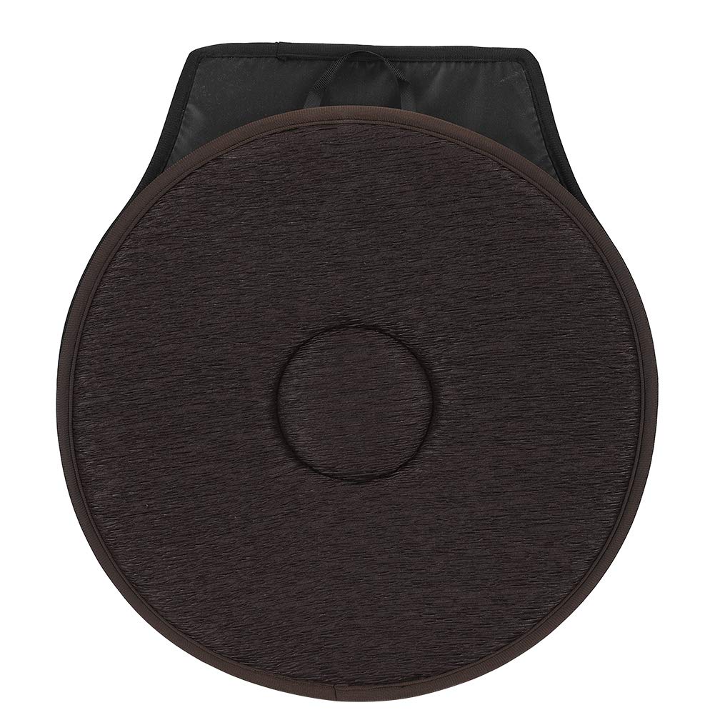Qinlorgo 360° Rotating Non-Slip Car Seat Mat - Waterproof & Portable for Pregnant Women | Perfect for Road Trips, Commuting & Comfortable Driving
