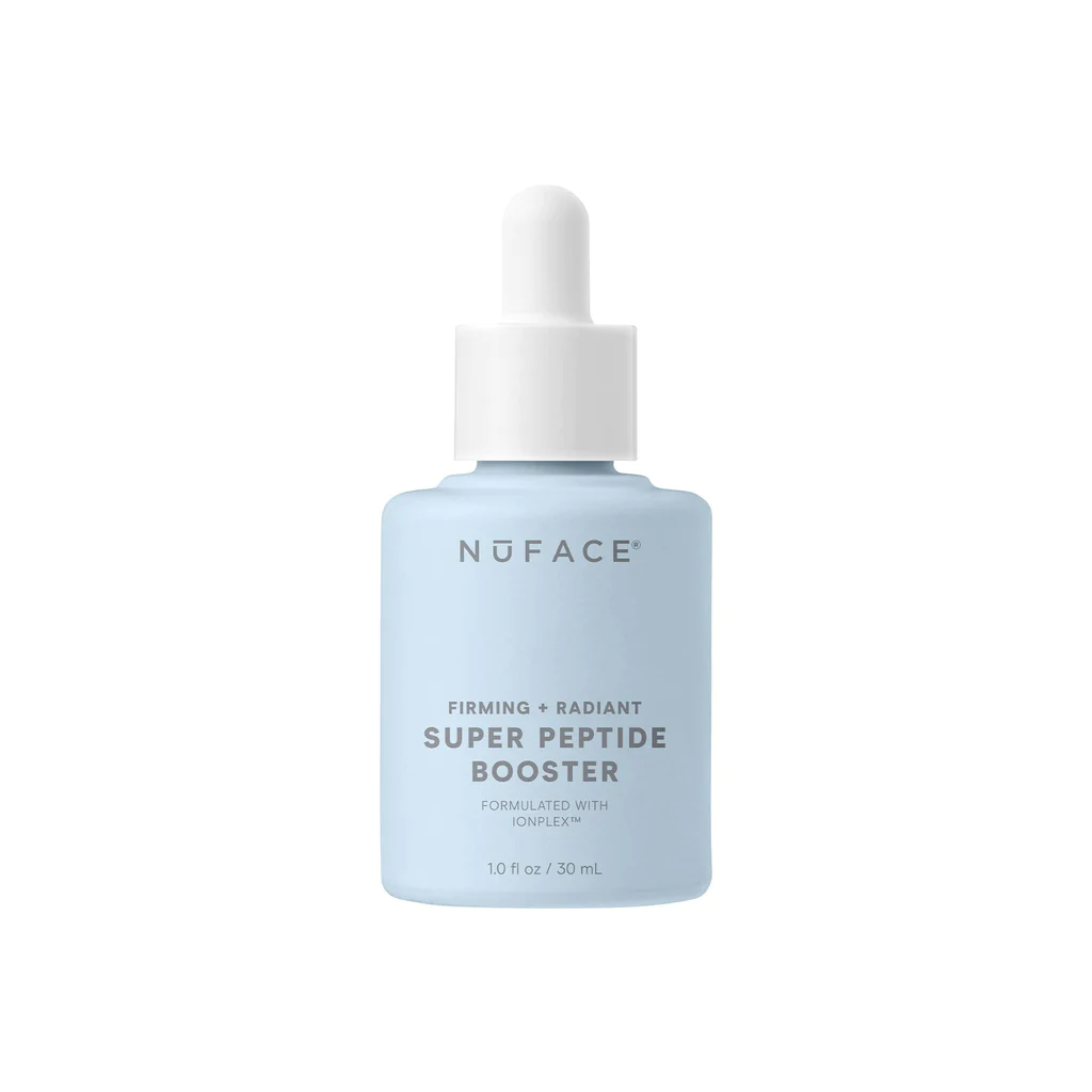 NuFACE Super Peptide Booster Serum - Anti-Aging Face Serum with Hyaluronic Acid for Wrinkles & Fine Lines | Perfect for Night Routine & Daily Skincare Regimen