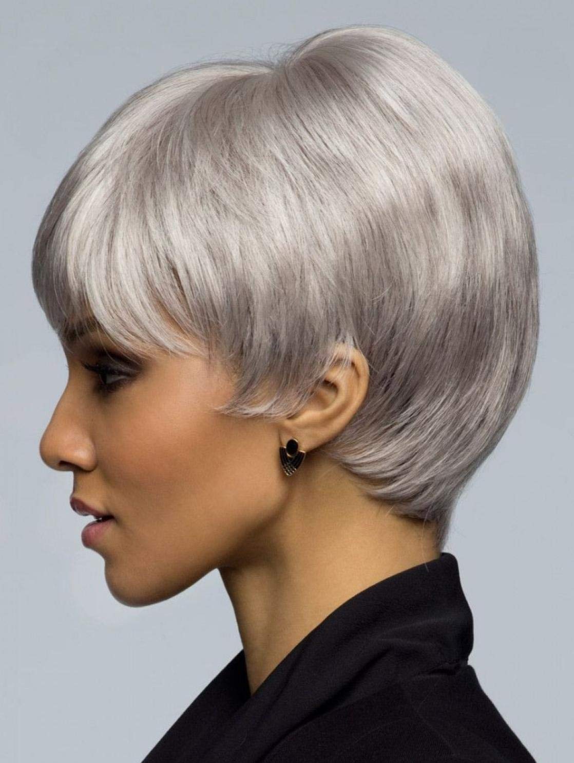 Amore Connie Wig Bundle - 5 Piece Set with Christy's Wigs Q&A Booklet, Travel Size Wig Shampoo (2oz), Wig Cap & Wide Tooth Comb - Expresso Brown - Perfect for Cosplay, Costume Parties & Everyday Wear