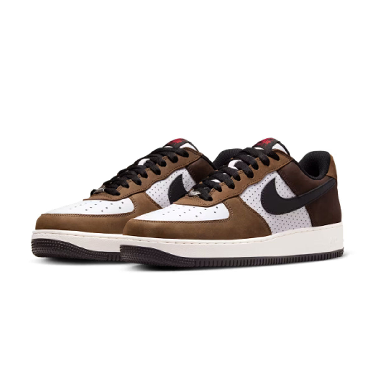 Nike Air Force 1 Low Retro 'White Baroque Brown' - Classic Sneakers for Men & Women | Casual Streetwear & Basketball Lifestyle Shoes