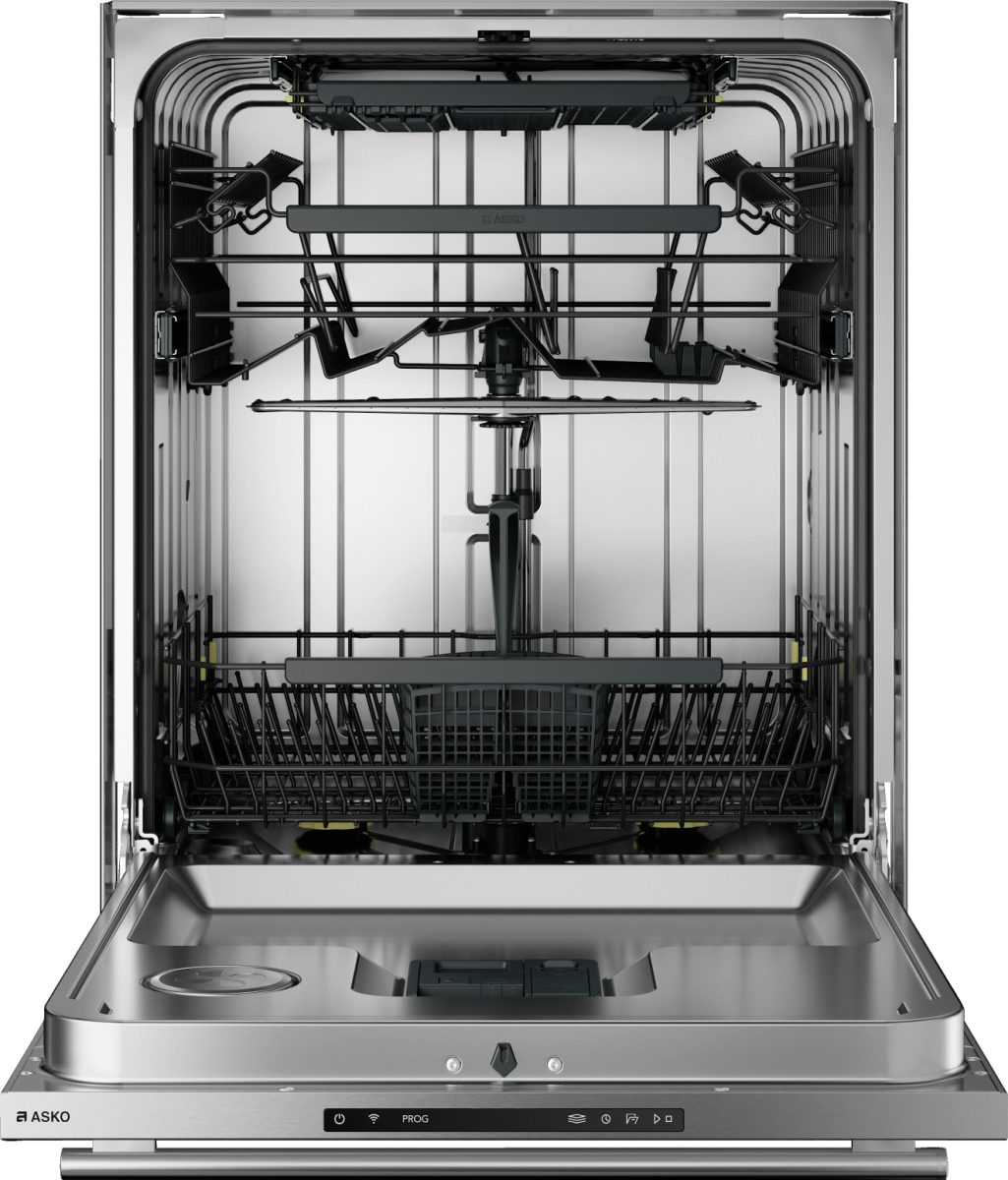 Asko DBI564TS Built-In Dishwasher - 24 Inch Stainless Steel Energy Star Rated for Modern Kitchens | Perfect for Small Families & Daily Dish Cleaning