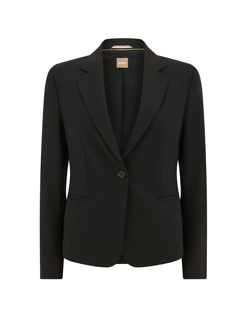 Jarua Tailored Jacket for Women - Slim Fit Blazer with Stretch - Office, Business, and Formal Occasions - Perfect for Work, Interviews, and Professional Events