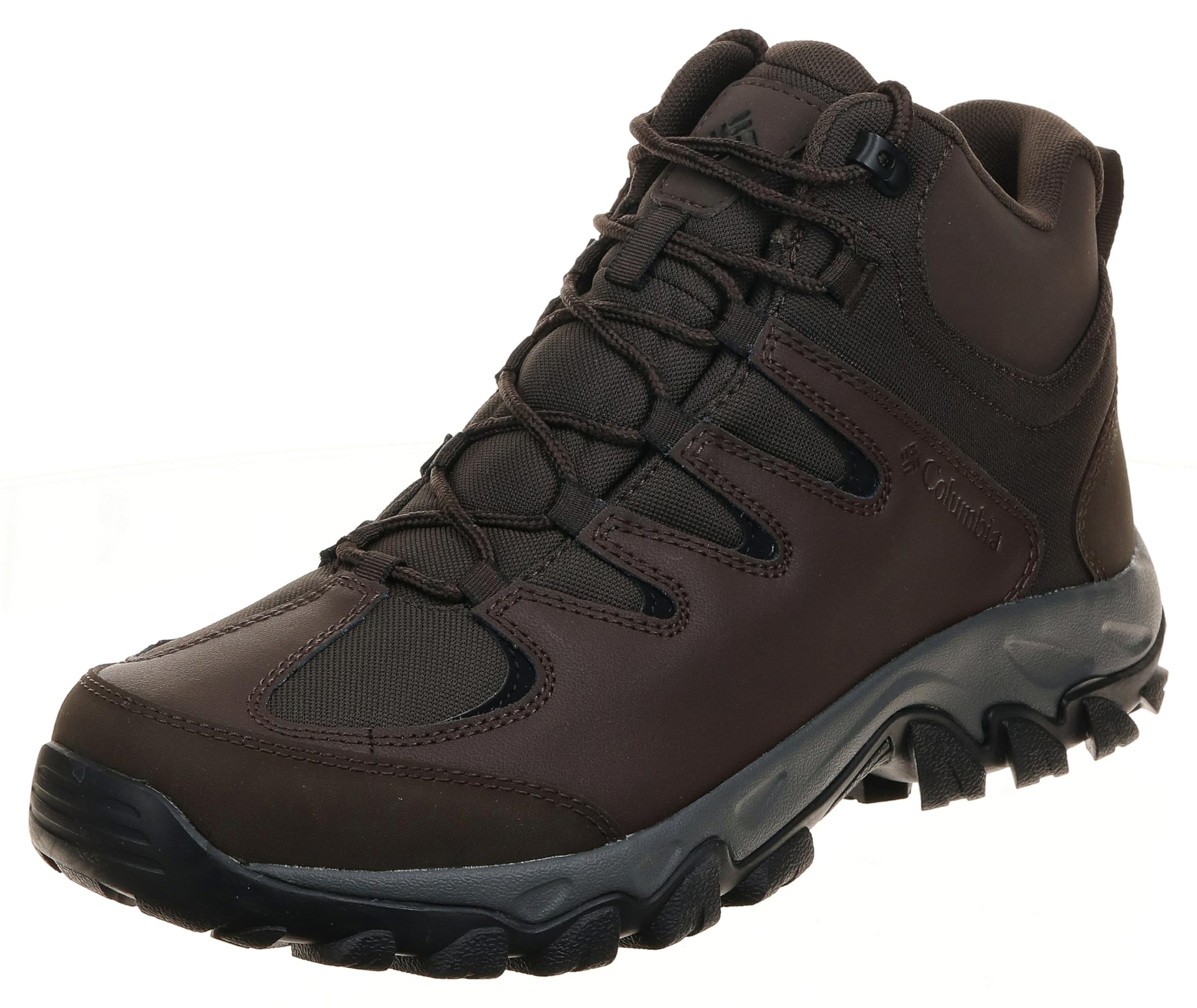 Columbia Men's Buxton Peak Mid II Waterproof Hiking Shoes - Lightweight Trail Boots for Outdoor Adventures, Backpacking & Mountain Trekking