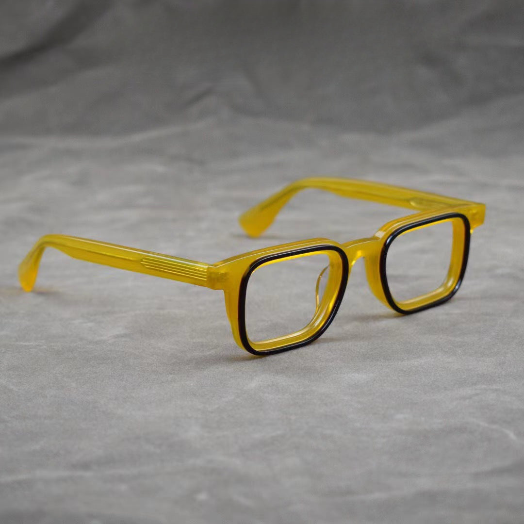 Stylish Acetate Square Glasses Frames JF 2295 - Trendy Unisex Eyewear for Men & Women - Perfect for Reading, Work, and Fashion Accessories