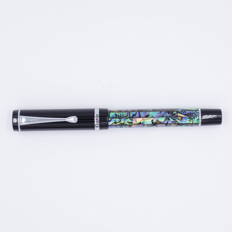 Conklin Duragraph Fountain Pen - Abalone Nights Design, Medium Nib, Premium Writing Instrument for Calligraphy & Journaling - Perfect for Gifts, Office Use & Special Occasions