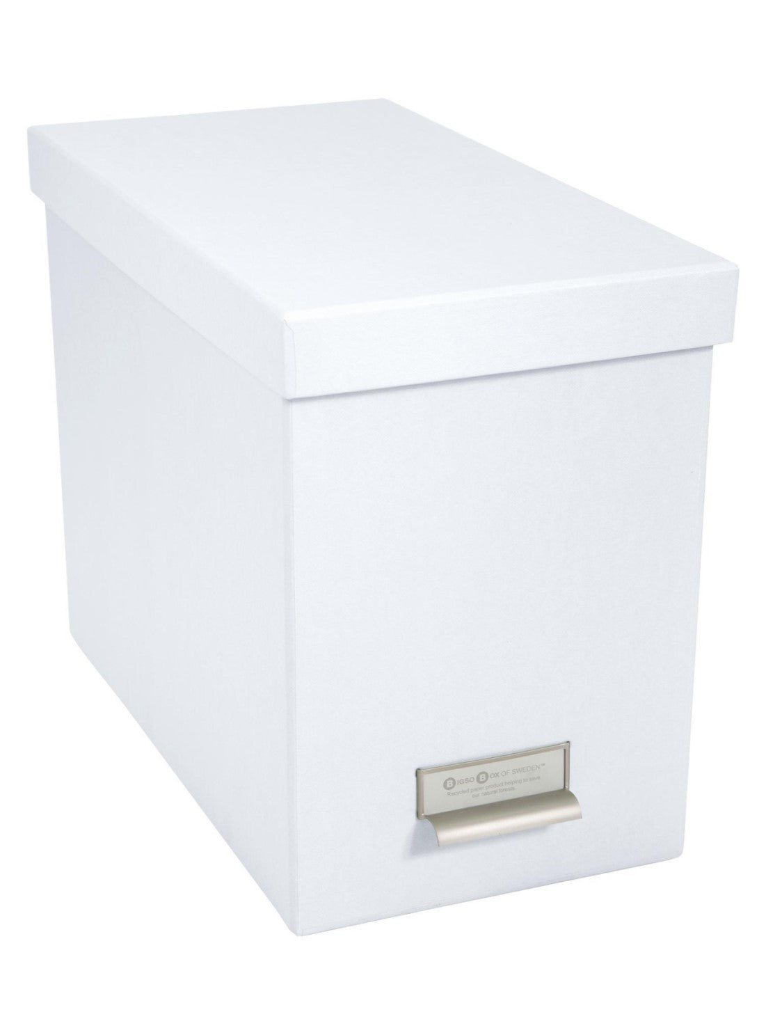 Johan File Box - White Document Organizer for Office, Home & School | File Storage Solution for Papers, Folders & Supplies