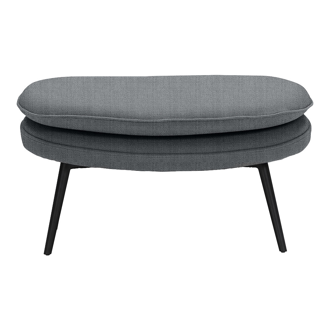 Tivoli Hug Footstool - Comfortable & Stylish Ottoman for Living Room, Bedroom, or Office - Soft Fabric Upholstery in Color 06 (QS)
