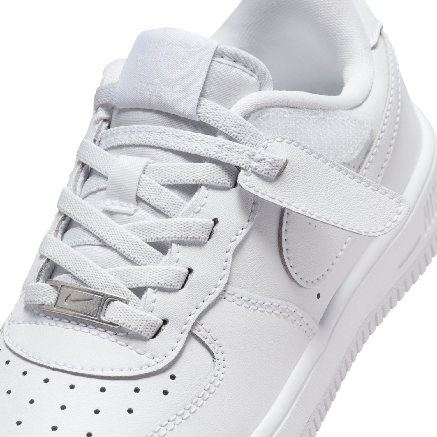 Kids Force 1 Low Easyon 'Triple White' Sneakers - Lightweight Comfortable Athletic Shoes for Boys & Girls - Perfect for School, Sports, and Everyday Wear
