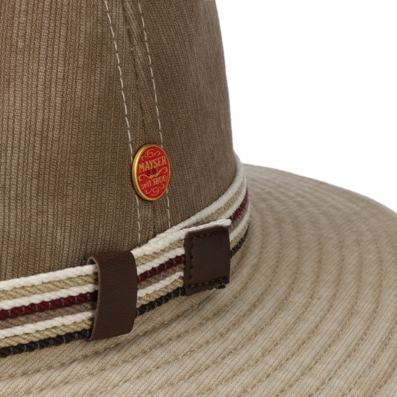 Mayser Menowin Two-Tone Cloth Hat for Men & Women - Stylish Summer Sun Hat for Outdoor Activities, Beach, Travel & Fashion Accessories