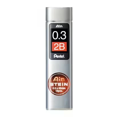 Pentel Ain STEIN Black Pencil Lead Refills - 0.5mm HB Graphite for Smooth Writing & Drawing - Perfect for School, Office & Sketching Artists