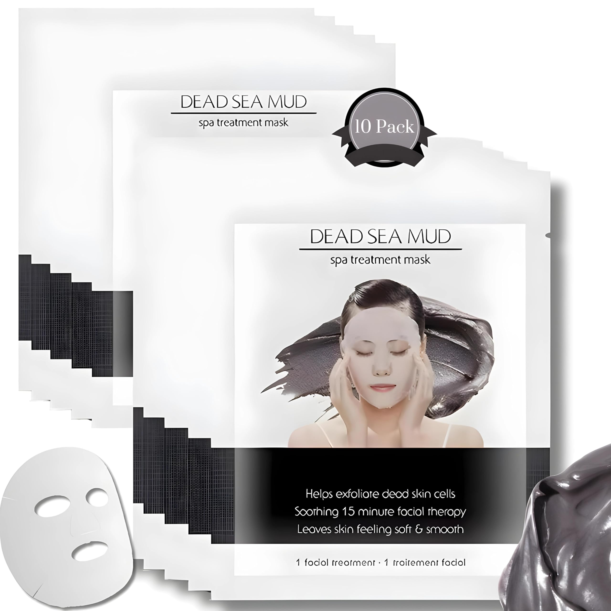 Korean Face Masks for Skincare | Dead Sea Mud Mask for Deep Cleansing | PH Balanced Beauty Treatment for Sensitive Skin | Cruelty-Free Korean Skincare | Perfect for Spa Nights & Self-Care Routines