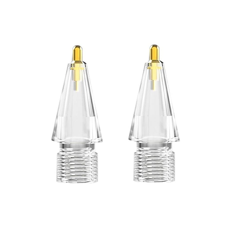 Apple Pencil Tips 1st/2nd Gen - 2 Pack High Sensitivity Replacement Nibs for iPad Drawing & Note Taking