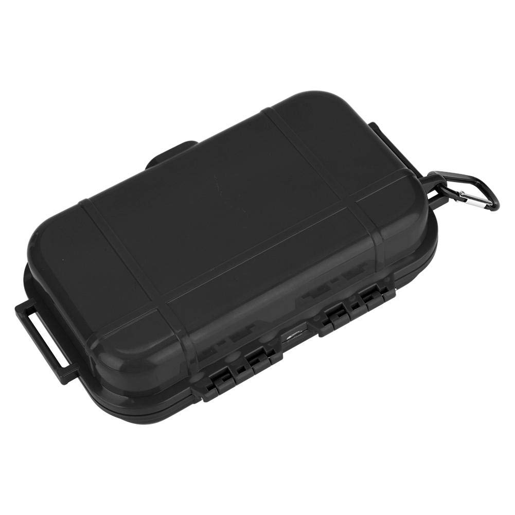 Waterproof Storage Case - Shockproof & Airtight Outdoor Survival Container for Camping, Hiking & Emergency Supplies (Black)