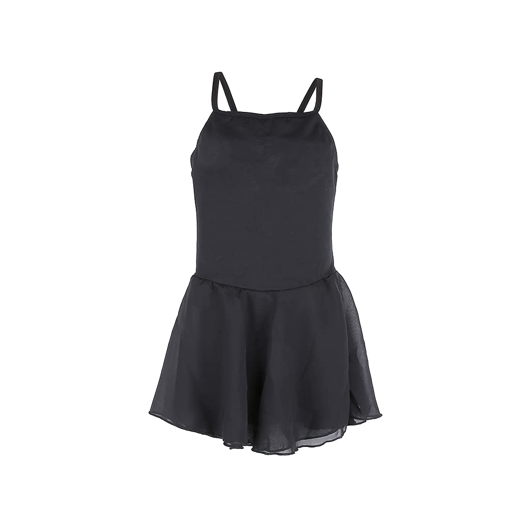 Girls Ballet Leotard with Sleeves - Gymnastic Dance Wear for Ballerina with Skirt - Perfect for Ballet Class, Recital & Dance Performance