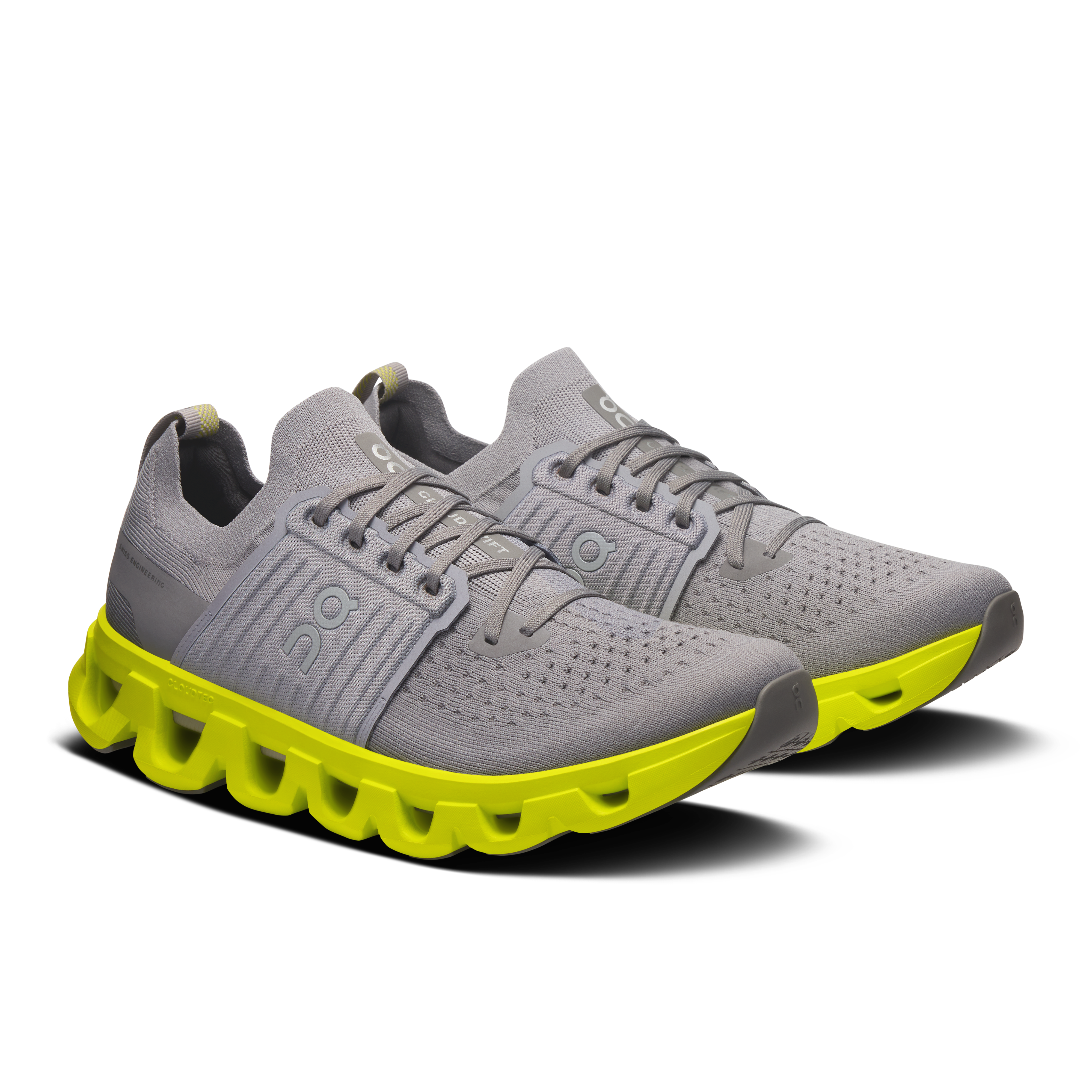 On Running Men's Cloudswift 4 Running Shoes - Lightweight & Breathable for Men - Alloy/Lime Color - Perfect for Jogging, Gym Workouts & Daily Wear