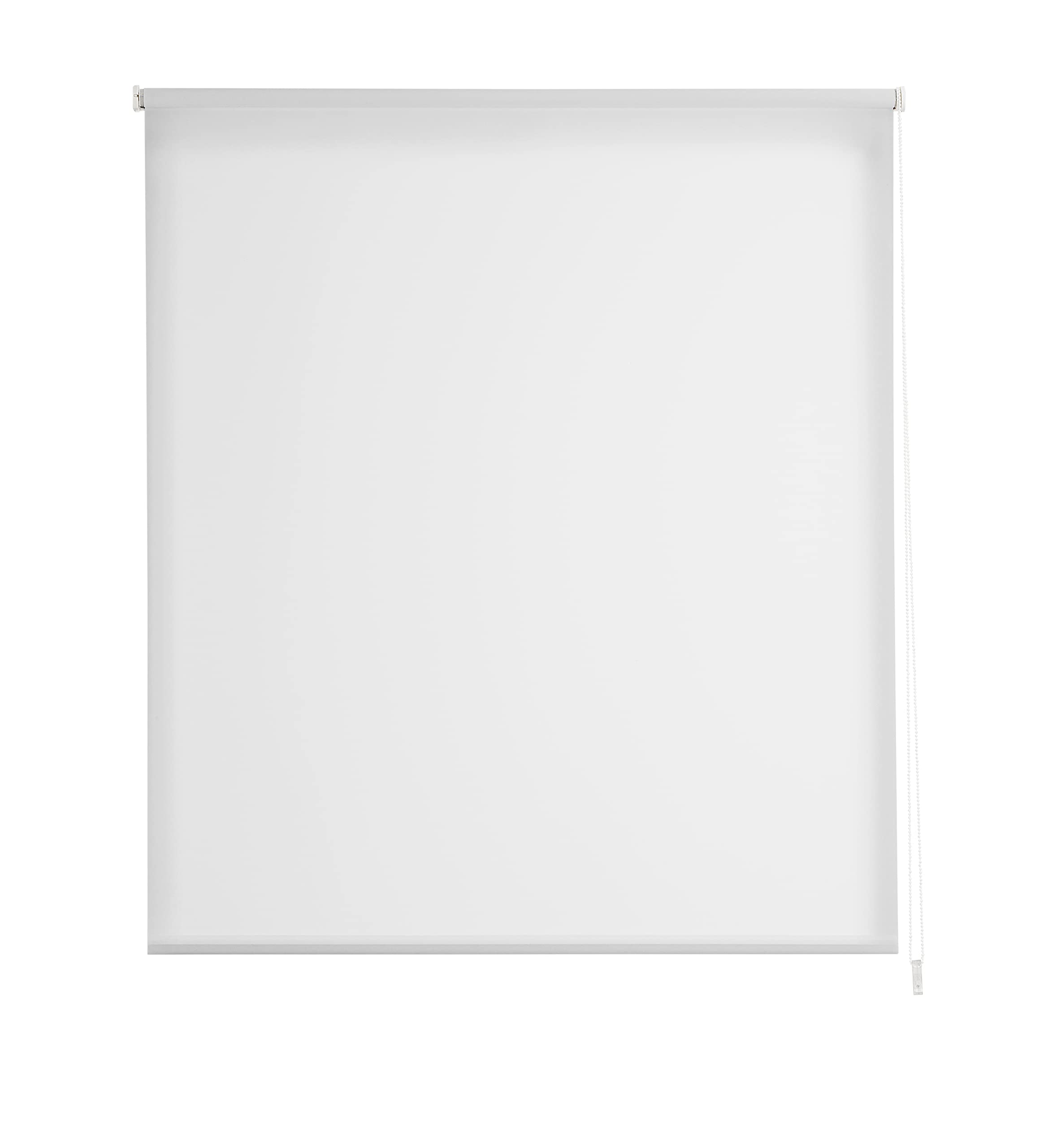 Smooth Translucent Roller Blind 130 x 175 cm Ecru - Perfect for Living Rooms, Bedrooms & Offices